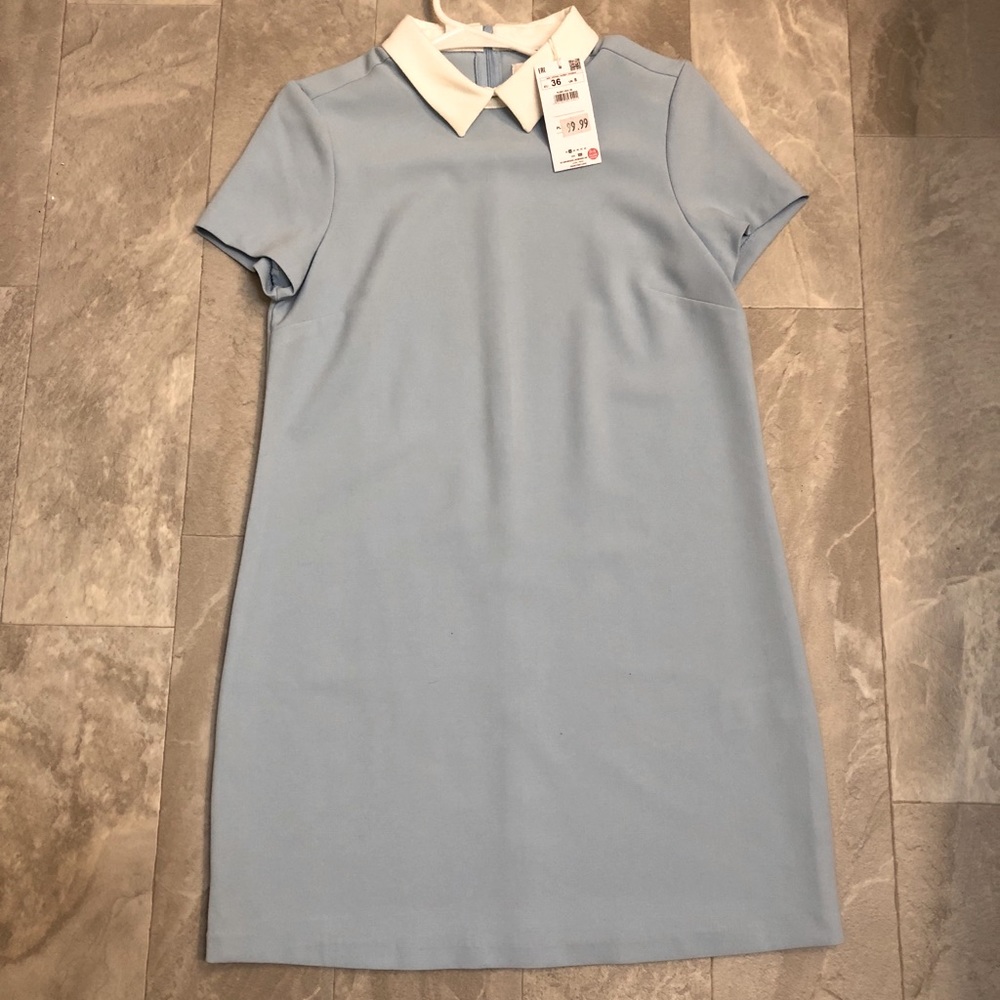 Collar mini dress size 0